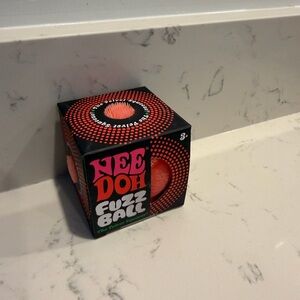 NeeDoh Fuzz Ball Stress Toy - Orange